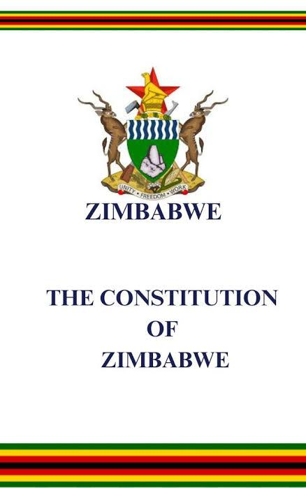 Cover of The Constitution of Zimbabwe with national coat of arms